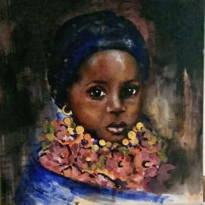 la petite fille au collier