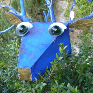 DI le cerf bleu dans la nature